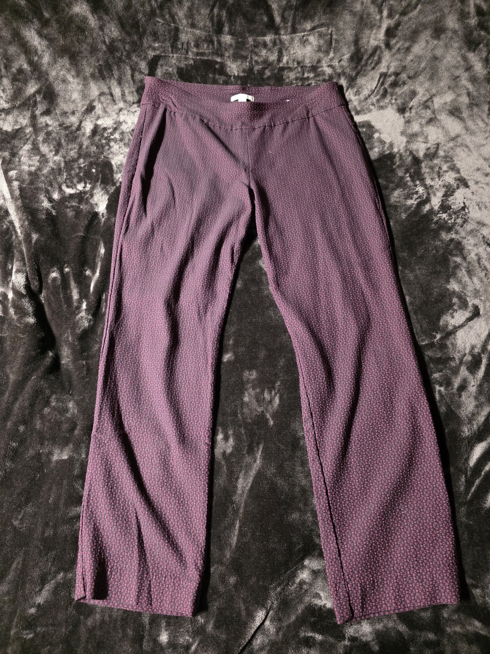 Dana Buchman Plum Straight-Leg Pants- Size L